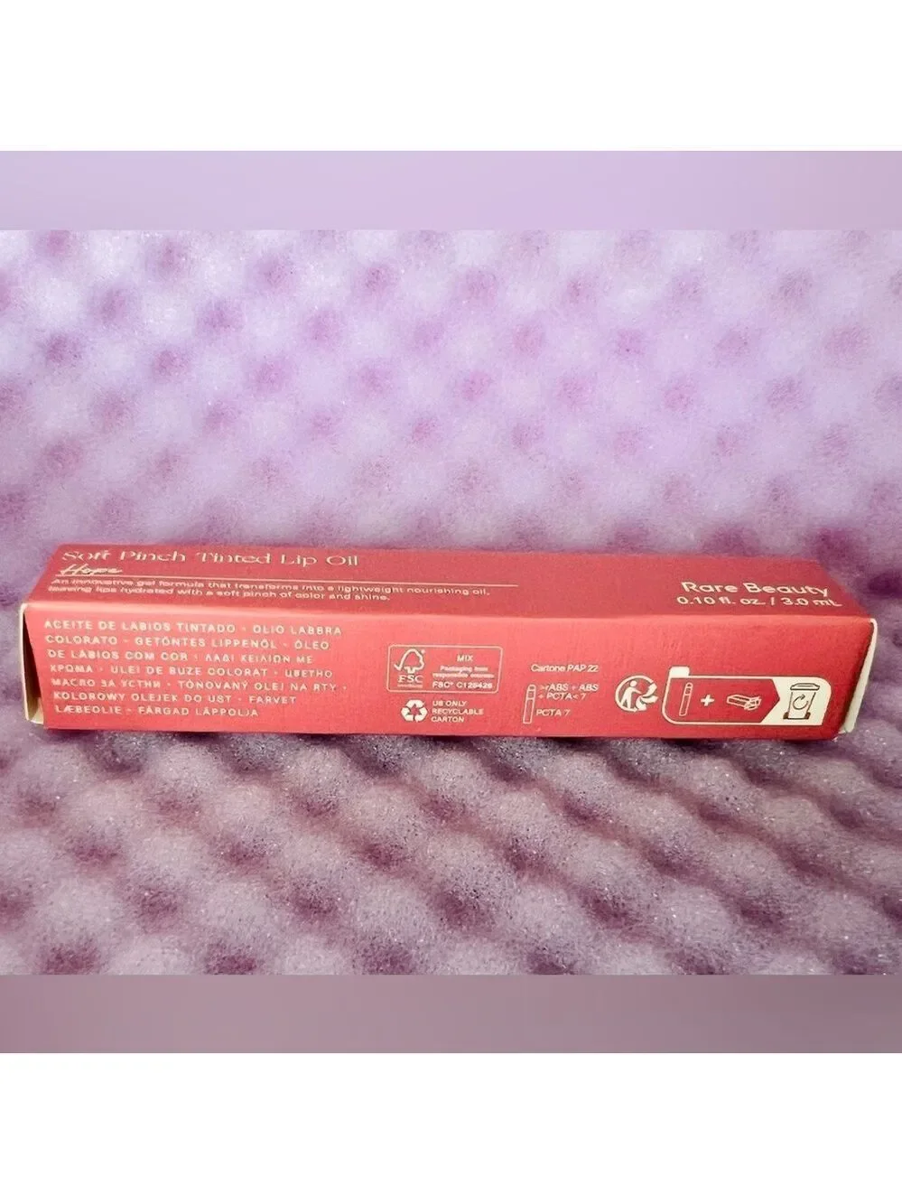 NIB Rare Beauty Soft Pinch Tinted Lip Oil in Hope